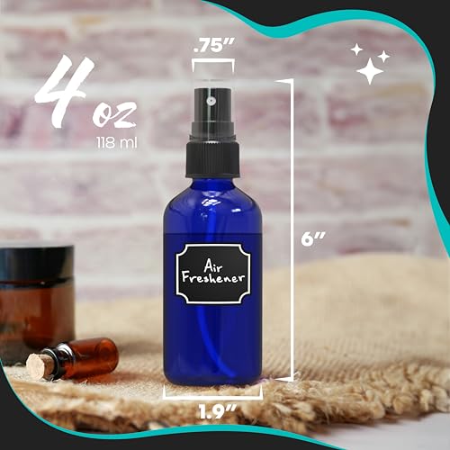 Small Glass Spray Bottles 4 Oz 48 Pack Mini Spray Bottle for Oil - view 3