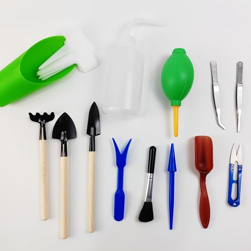 20PCS/Set Succulent Tools Set, Mini Garden Tool Set, Transplanting Tools Set, Succulent Care Kit for Succulent Miniature Gardening Plant - view 5