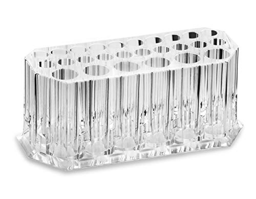 Acrylic Nail Art Tool Organizer Storage for Storing Pro Beauty Finger Nailcare Art Kit Tools Makeup Display Case Refillable Container Holder Organization - view 2