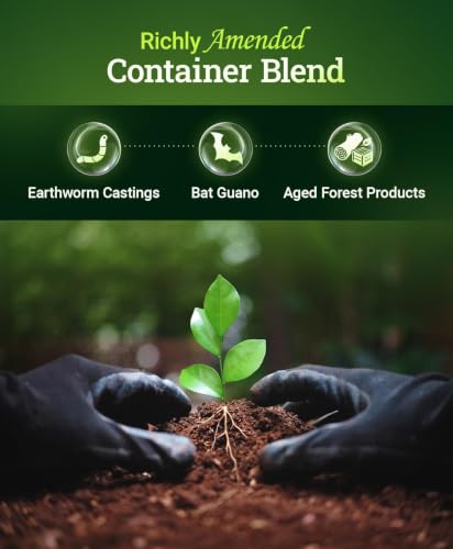 Happy Frog Potting Soil - Ready-to-Use Amended Container Blend with Soil Microbes, Earthworm Castings, Bat Guano, and Aged Forest Products for Indoor & Outdoor Plants - 12 Quart (4 Pack) - view 3