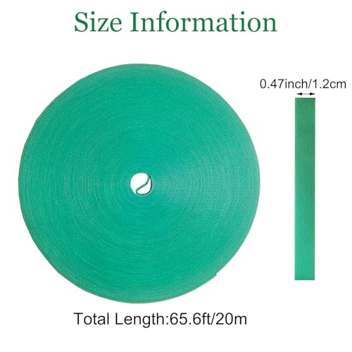 Plant Tape for Supporting Plants - 1/2" x 66ft Reusable Soft Garden Tie - view 4