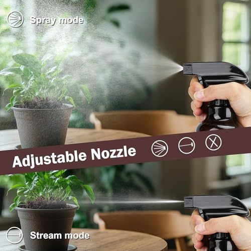 12oz/350ml Plastic Spray Bottles 1 Pack, Adjustable Mist/Stream - view 3
