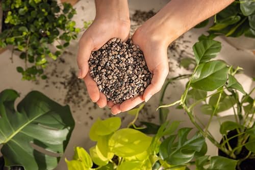 19561 PON Mineral Plant Substrate Potting Mix for Indoor Gardening, 6 Liter Bag, Grey - view 4