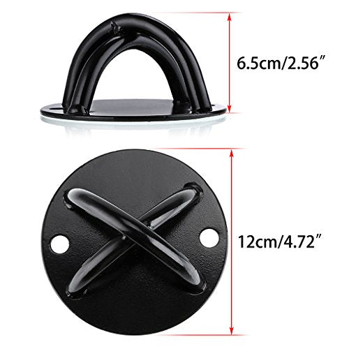 2Pcs Wall Mount Bracket for Suspension Straps Ceiling Anchor Hooks - view 3