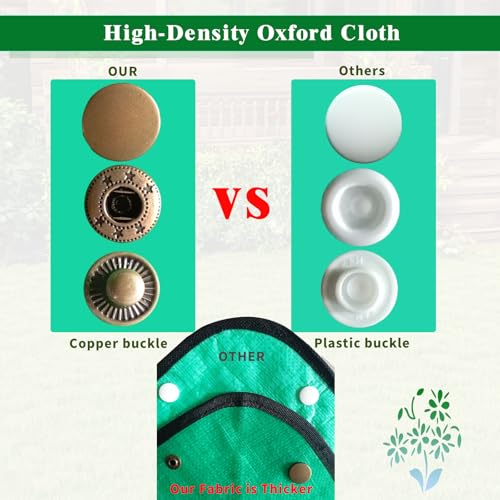 Green Repotting Mat, 3 Pack 26.8x26.8 Inch PE Waterproof Mat for Plants - view 5