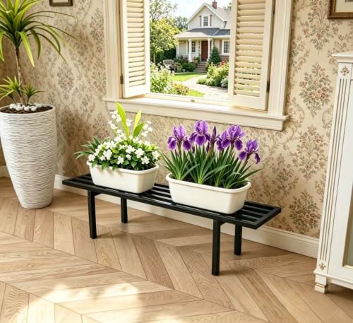 One Tier Metal Plant Stand Indoor & Outdoor L35.43 easy assembly - view 4