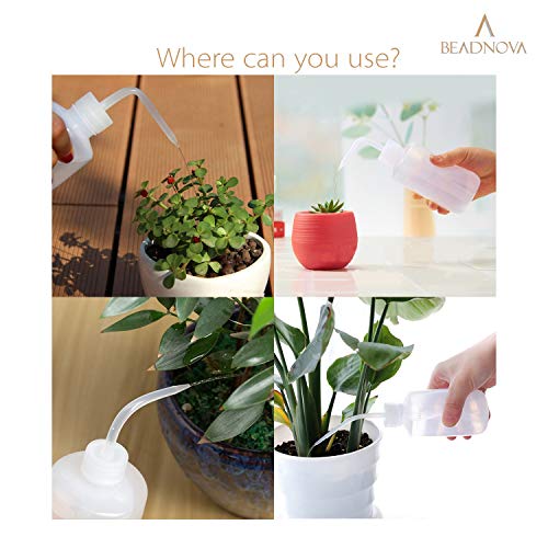 Squeeze Bottle Plant Watering Can Eye Wash Bottle Squeeze Irrigation Plastic Small Watering Can for Indoor Plants Tattoo (2pcs, 250ml and 500ml) - view 4