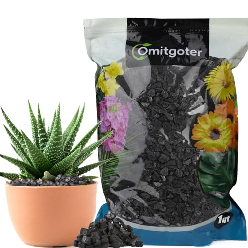 Horticultural Charcoal 1qt for Plants, Actived Charcoal Terrarium Supplies, Suitable for Indoor Plants, Succulent, Orchid, Cactus, Bonsai