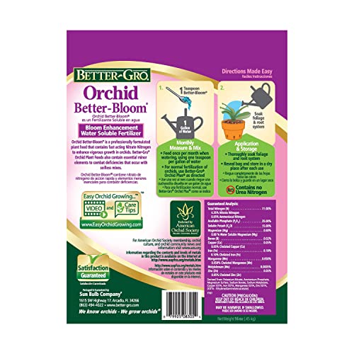 Orchid Better-Bloom Fertilizer, 11-35-15 | Urea-Free | Water Soluble | For Orchids | Promotes Blooms - view 3