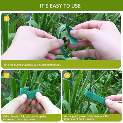Plant Tape for Climbing Plants, 32.8ftx0.6in Garden Tape for Plant Support - view 7