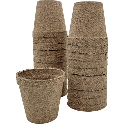 Biodegradable Peat Pots for Seedlings, 3 Inch, 22 Pack - view 5