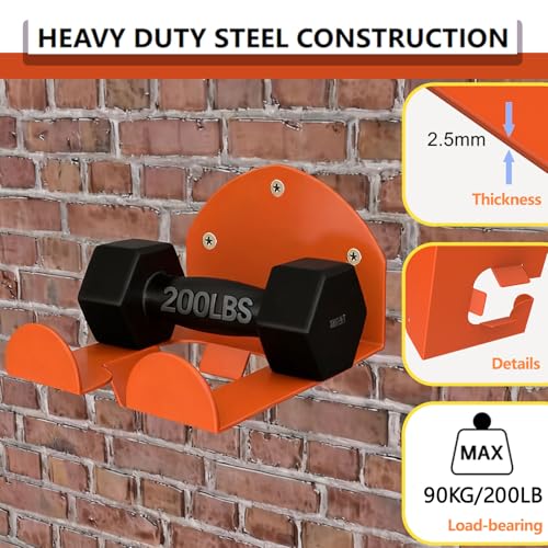 Garage Organizer Trimmer Rack, Organizer Wall Hanger, 1 Pack, Orange - view 5