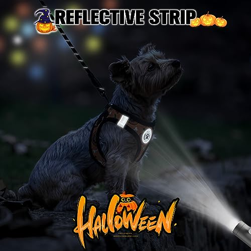Halloween Dog Harness Medium Sized and Leash Set,No Pull Pet Vest - view 6