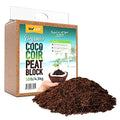 Coco Coir Brick 10 LB, Coconut Coir for Plants - Expands to 75 Quarts