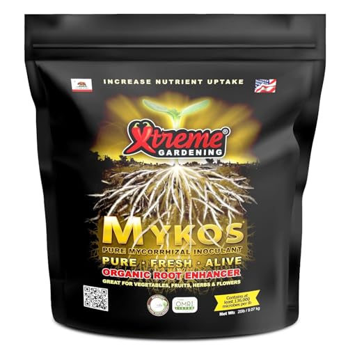 Mykos Mycorrhizae for Plants- Granular Mycorrhizal Fungi Root Inoculant, OMRI Listed Organic Biofertilizer for Stronger Roots & Nutrient Uptake (20 lbs)