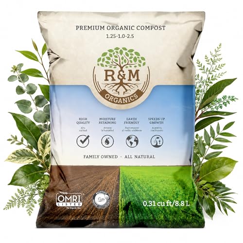 Compost Soil Amendment Fertilizer for Garden Plants & Lawns