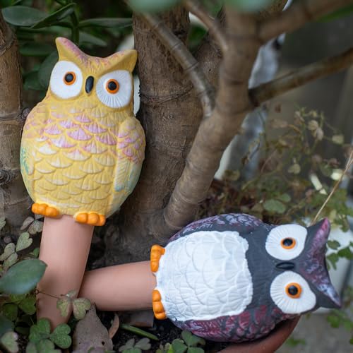 Owl Shaped Self-Watering Spikes - Effortless Plant Care for Your Garden, Whimsical and Charming Design for Indoor and Outdoor Plants, Keep Your Plants Hydrated While on Vacation - view 5