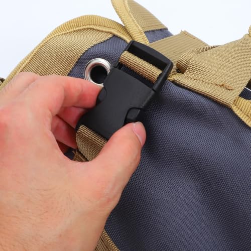 Roll up Tool Bag Heavy Duty Canvas Organizer for Electricians and Gardeners - view 5