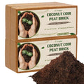 4 Pack Coco Coir Bricks for Plants- 100% Organic Coconut Coir Soil