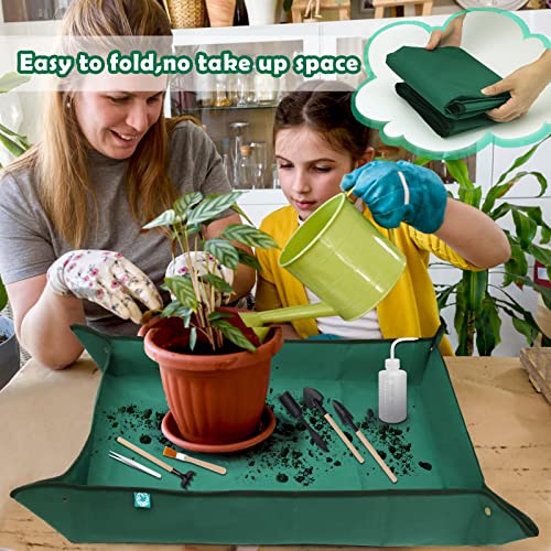 Plant Repotting Mat 43.3" x 29.5", Garden Potting Mat for Indoor - view 5