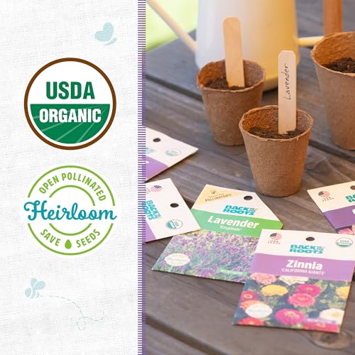 Organic Flowers Seeds Variety (5-Pack) - view 2