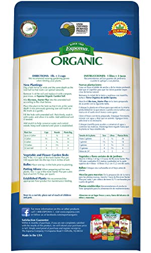 Organic Bio-Tone Starter Plus 4-3-3 Natural & Organic Starter Plant Food with Both Endo & Ecto Mycorrhizae; 4 lb. Bag; The Ultimate Starter Fertilizer - Pack of 2 - view 2