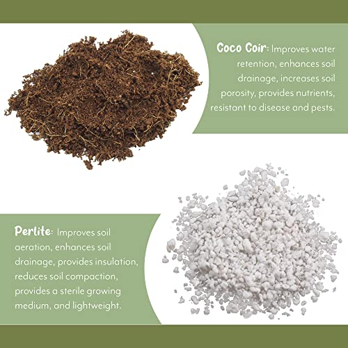 Coco Peat Perlite Potting Mix (4 Quarts) Loose Coconut Coir and Perlite - view 5