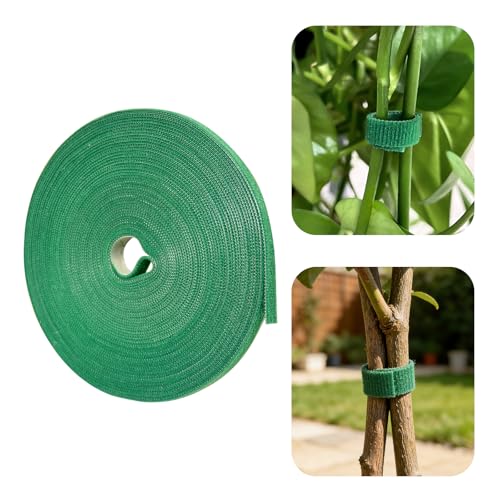 50FT Nylon Garden Tie Plant Tape Supports for Climbing Plants Green