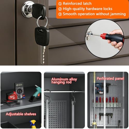 Outdoor Storage Cabinet, Weather‑Resistant Cabinet - view 5