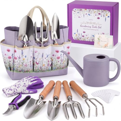 21 Pcs Gardening Gifts for Women Heavy-Duty Garden Tool Set