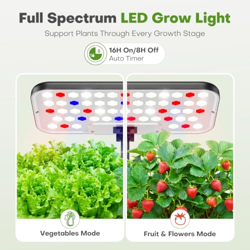 Hydroponics Growing System: 10 Pods Stainless Steel Garden - view 5