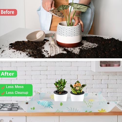 40.2"Large Repotting/Potting Soil Mat for Indoor Plants Thicker PottingTray - view 2