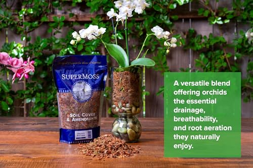 (23104) Orchid Potting Mix – Premium Orchid Soil with Fir Bark, Organic Moss & River Sand – Well Draining Orchid Bark Mix for Indoor Plants, Repotting, and Healthy Root Growth, 2qt - view 2