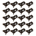 150pcs Plastic Orchid Plant Support Clips Brown