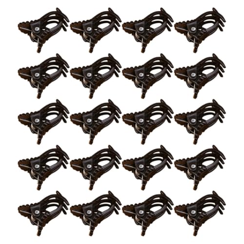 150pcs Plastic Orchid Plant Support Clips Brown