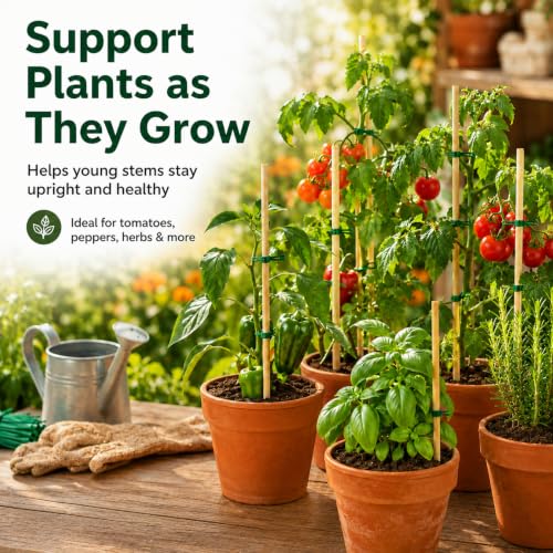 Plant Stakes for Indoor Plants - 40PCS Plant Support Sticks, 9.8" - view 3