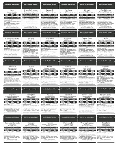30,000+ Non-GMO Heirloom Seeds, 30 Fruit & Vegetable Varieties - view 2
