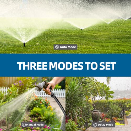 Digital Programmable Water Timer, Garden Hose Sprinkler Timer for Irrigation and Watering Systems, 1 Outlet - view 7