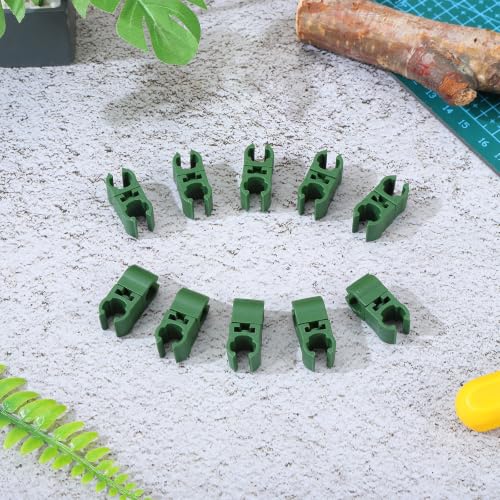 50pcs Garden Trellis Connectors Plastic Vine Plant Support Clips - view 4