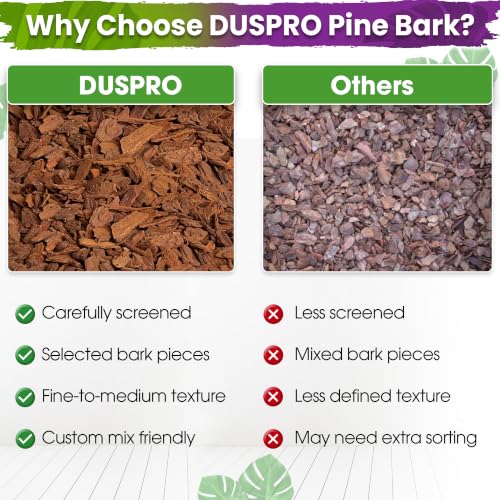 Orchid Bark for Plants, Natural Pine Bark for Orchid Repotting, 2 QT - view 4