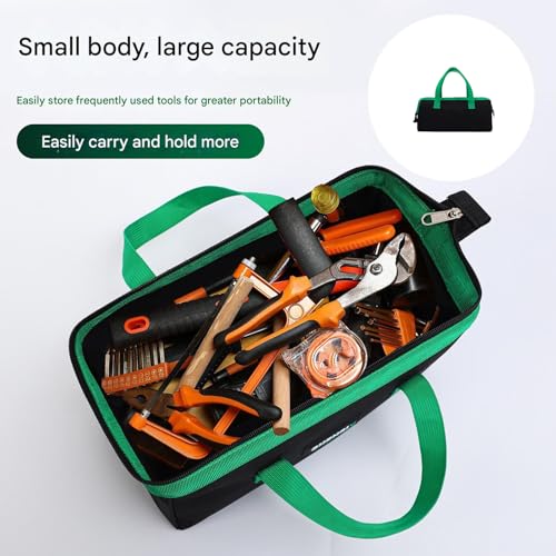 Compact Storage Carrier for Tools, Wide Access, Thickened 600D, Ample Space, Dimensions 12 by 5.7 Inches Zipper Bag - view 2
