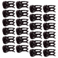 100pcs Plant Fixing Clips 2x1.5x1cm Plastic Spring Support for Orchids