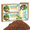 3 Pack Organic Coco Coir Brick for Plants, Natural Coconut Coir Soil