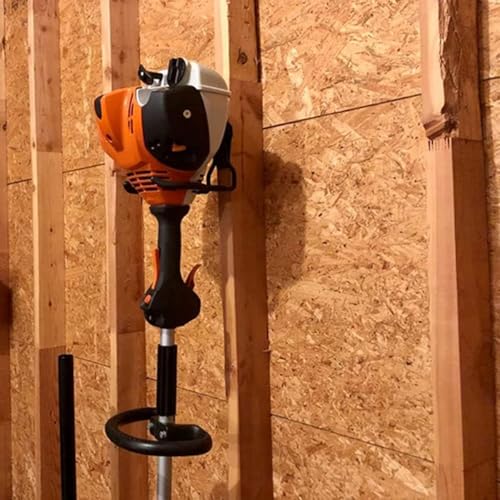 2Pcs Garden Power Tool Hanger, String Trimmer Hangers, Weed Eater Wall Mount, Weedeater Rack, Leaf Blower Holder, Chainsaw Hanging Hooks, Perfect for Garage Tool Organizers and Storage, No Trimmers - view 2