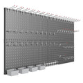 Garage Tools Organizer Boards Kit with Hooks, Black
