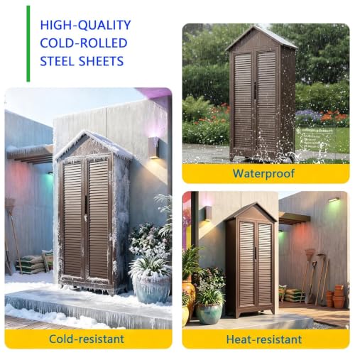 Outdoor Storage Cabinet, Weather‑Resistant - view 3