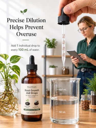 Root Drops for Cuttings, Plant Propagation with 100 mL Cup, 4.06 fl oz - view 6