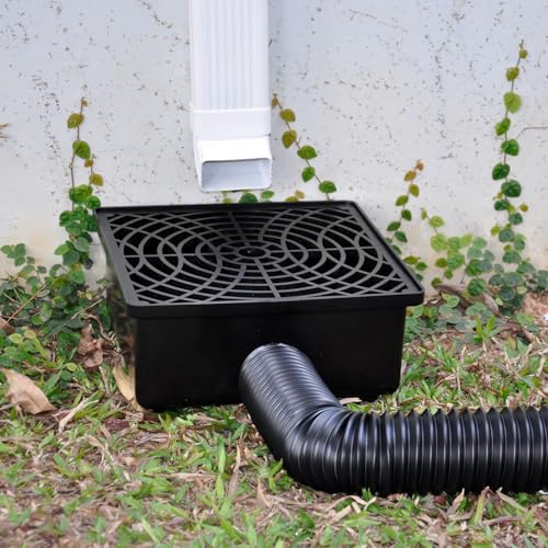 Downspout Catch Basin Gutter Extension with 3"OD Flexible Pipe - view 5