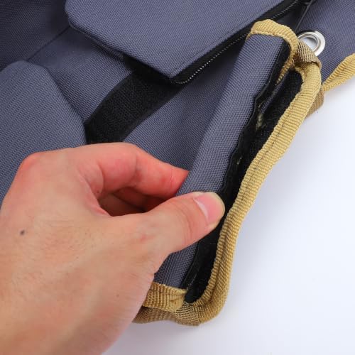 Canvas Tool Organizer Roll Bag, Contractors and Garden Tools - view 6