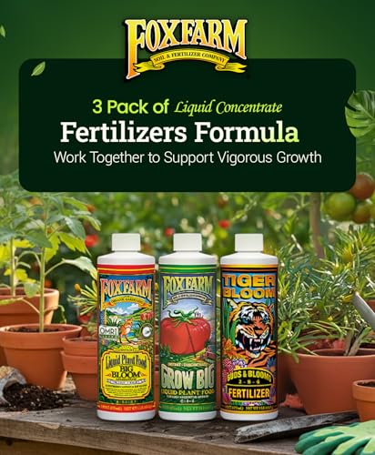 Soil Liquid Trio Pack - Big Bloom, Grow Big, Tiger Bloom Fertilizers Supports Vigorous Plant Growth, Bud Development & Abundant Fruit - Complete Liquid Plant Food Set - 3 Pint Bottles - view 6